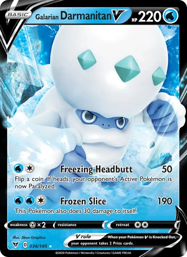 Galarian Darmanitan V - Holo