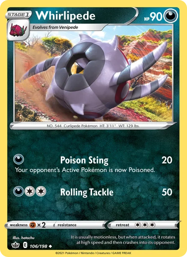 Whirlipede - Non-holo