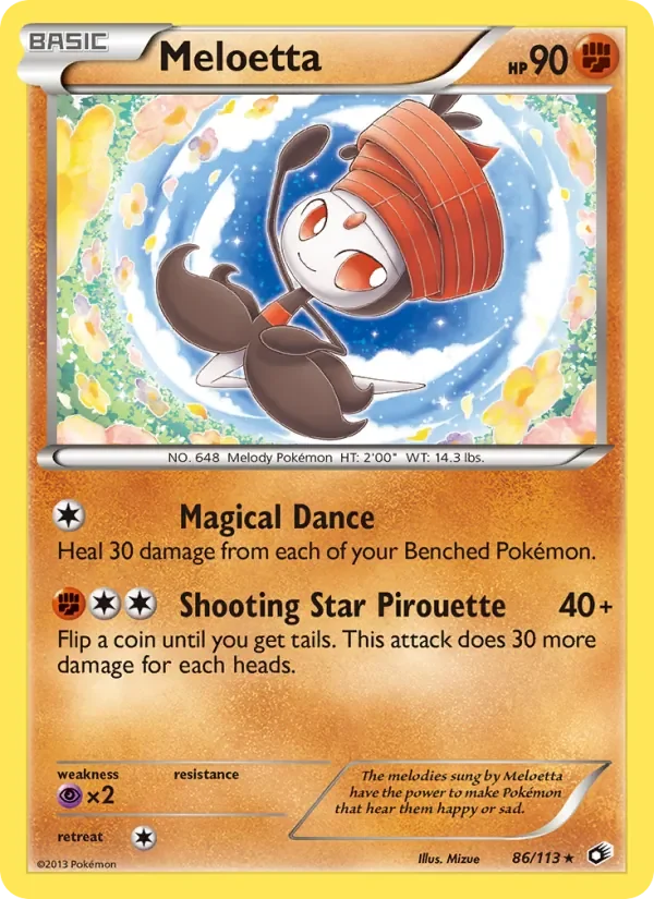 Meloetta - Non-holo