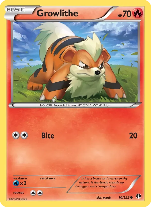 Growlithe - Non-holo