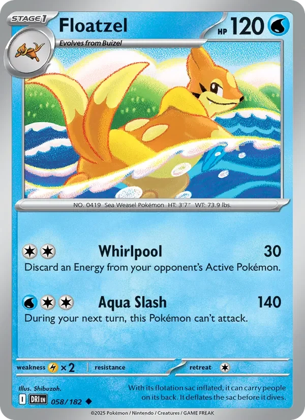Floatzel - Non-holo