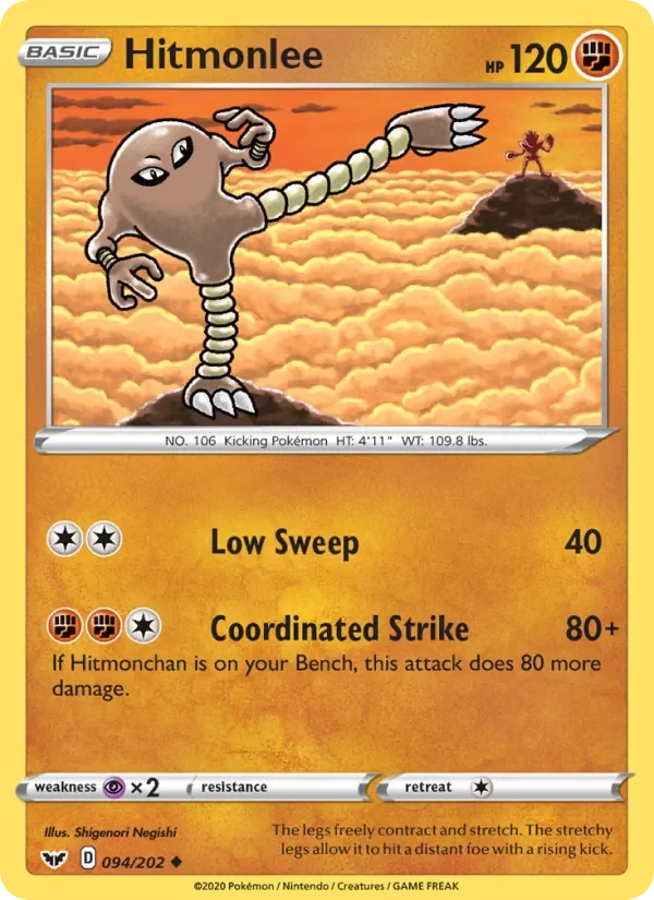 Hitmonlee - Non-holo