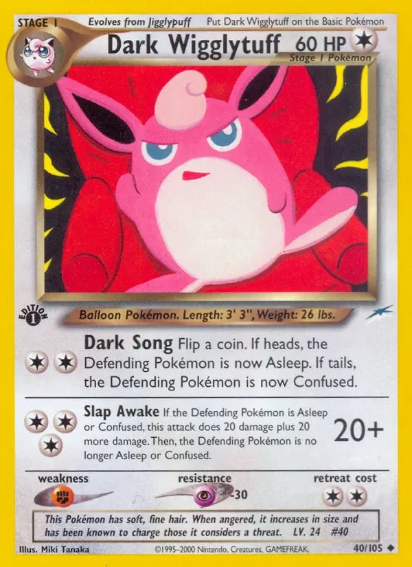 Dark Wigglytuff - Non-holo