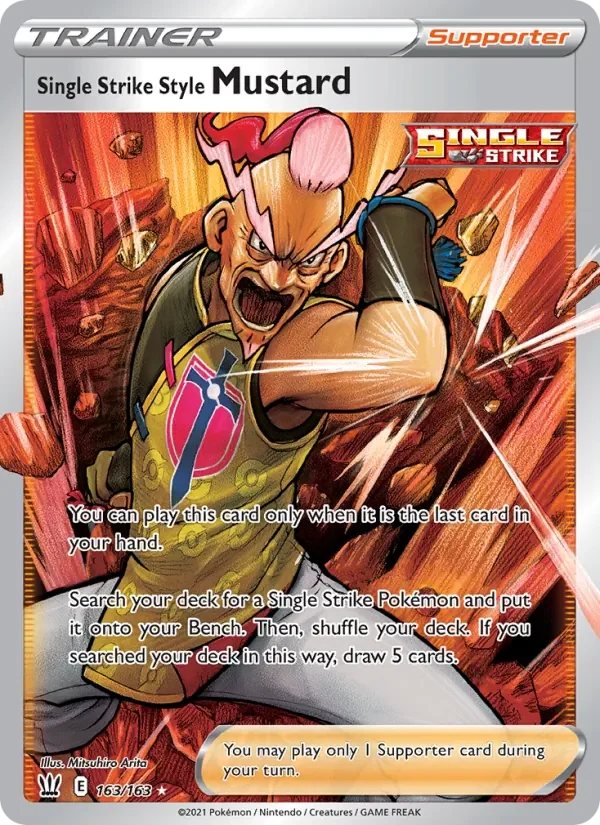 Single Strike Style Mustard - Holo