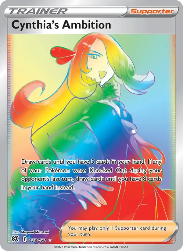 Cynthia's Ambition - Holo - Rainbow