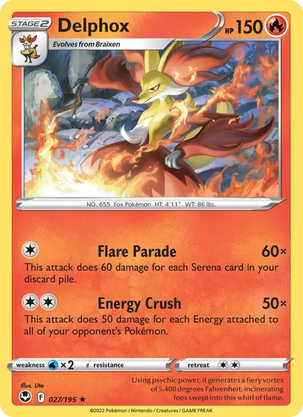 Delphox - Non-holo