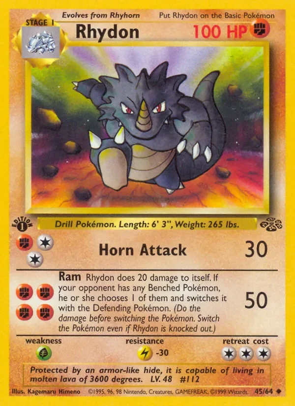 Rhydon - Non-holo