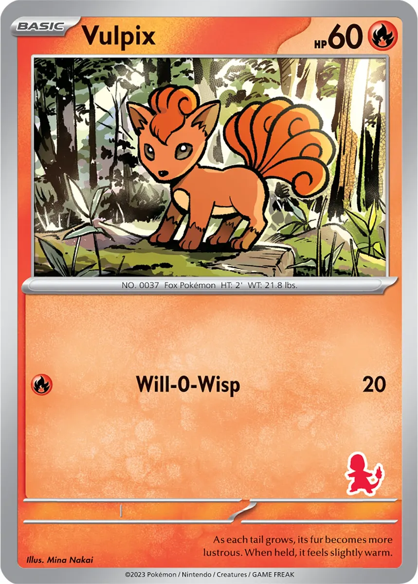 Vulpix - Non-holo - Charmander