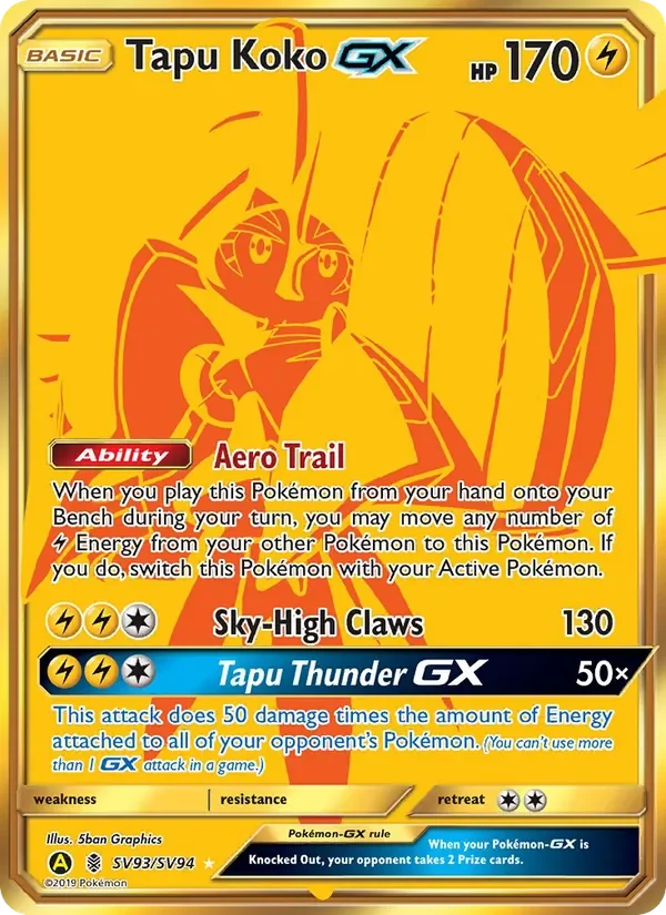 Tapu Koko-GX - Non-holo