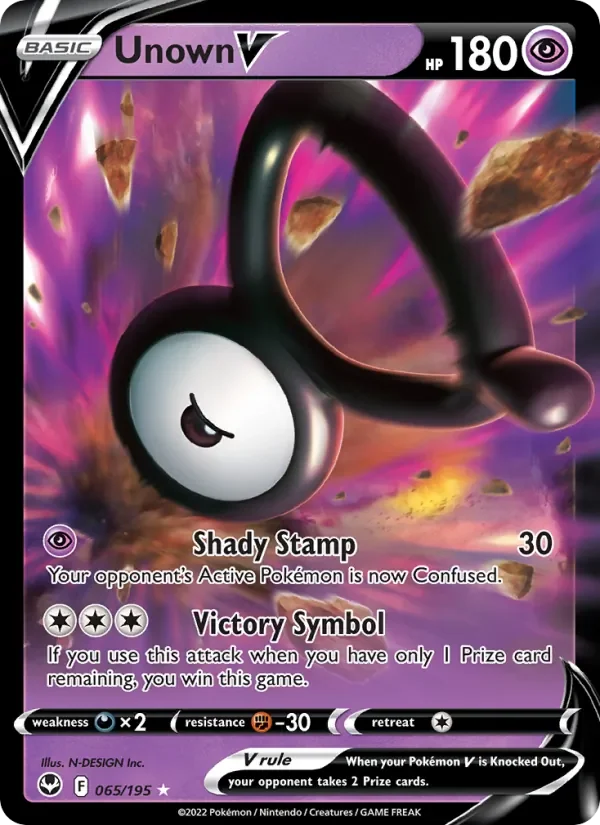 Unown V - Holo