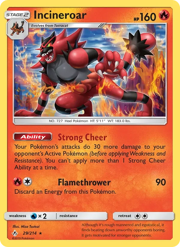Incineroar - Non-holo