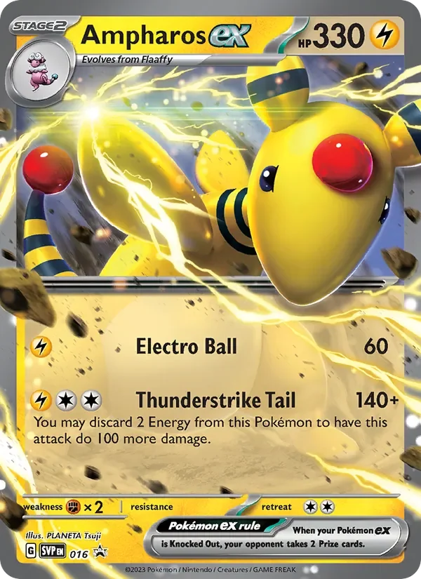 Ampharos ex - Holo