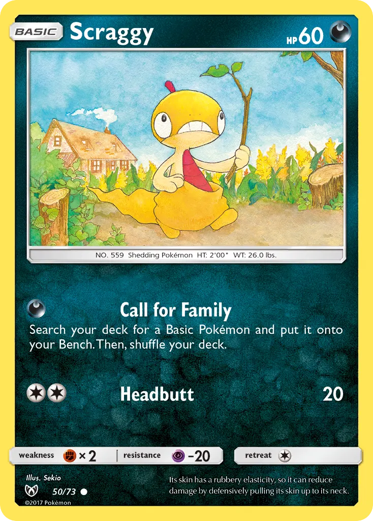 Scraggy - Non-holo