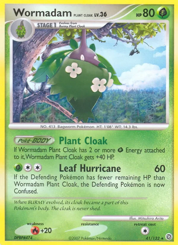 Wormadam Plant Cloak - Non-holo