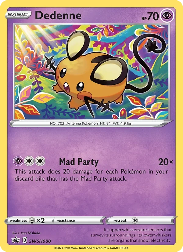 Dedenne - Holo - Cosmos