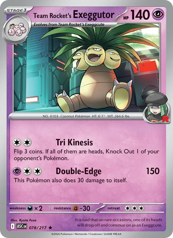 Team Rocket's Exeggutor - Holo