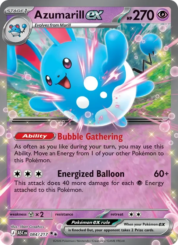 Azumarill ex - Holo