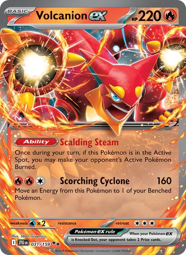 Volcanion ex - Holo