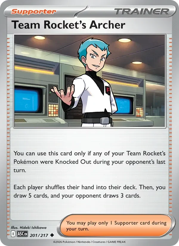 Team Rocket's Archer - Non-holo