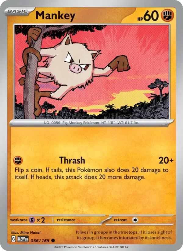 Mankey - Non-holo
