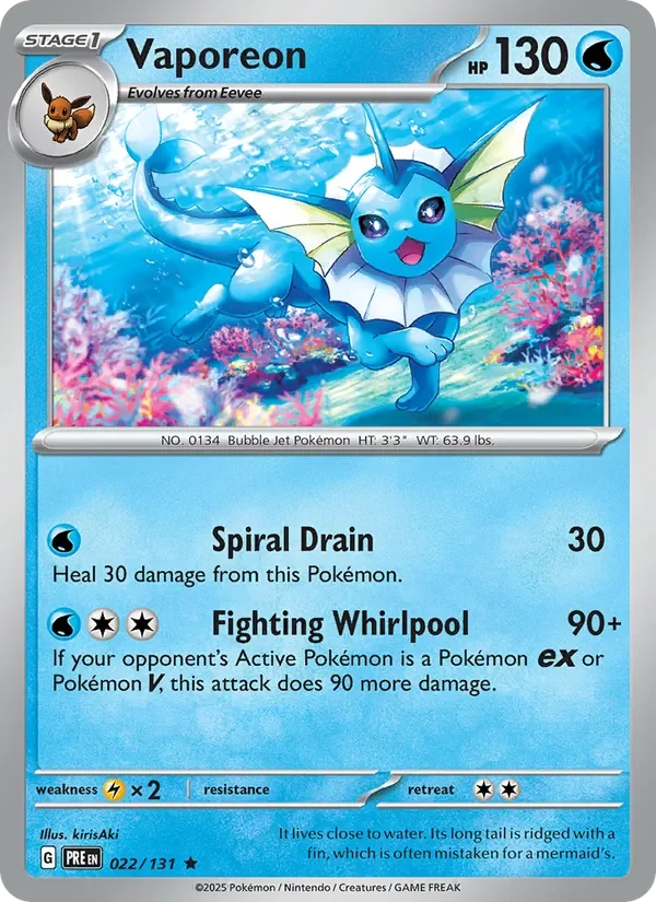 Vaporeon - Holo