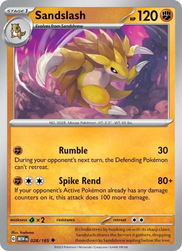 Sandslash - Non-holo