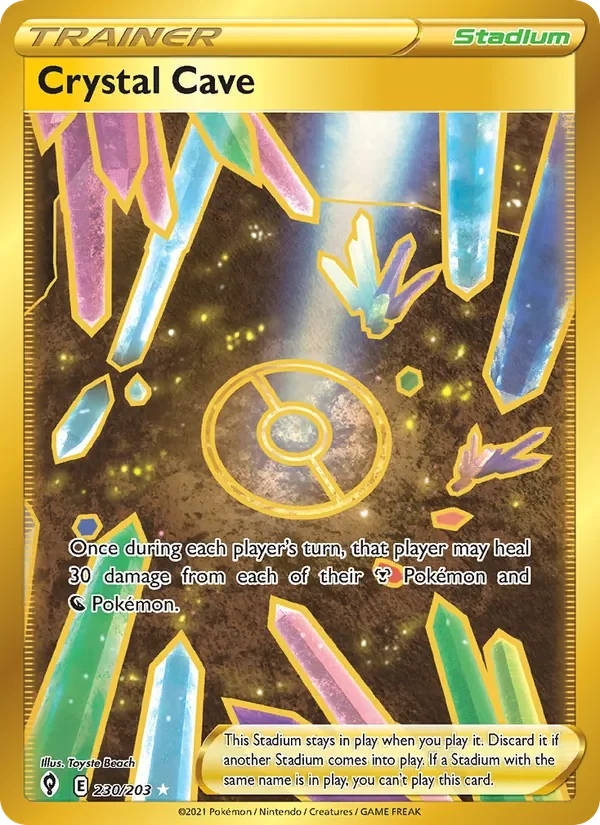 Crystal Cave - Holo - Gold