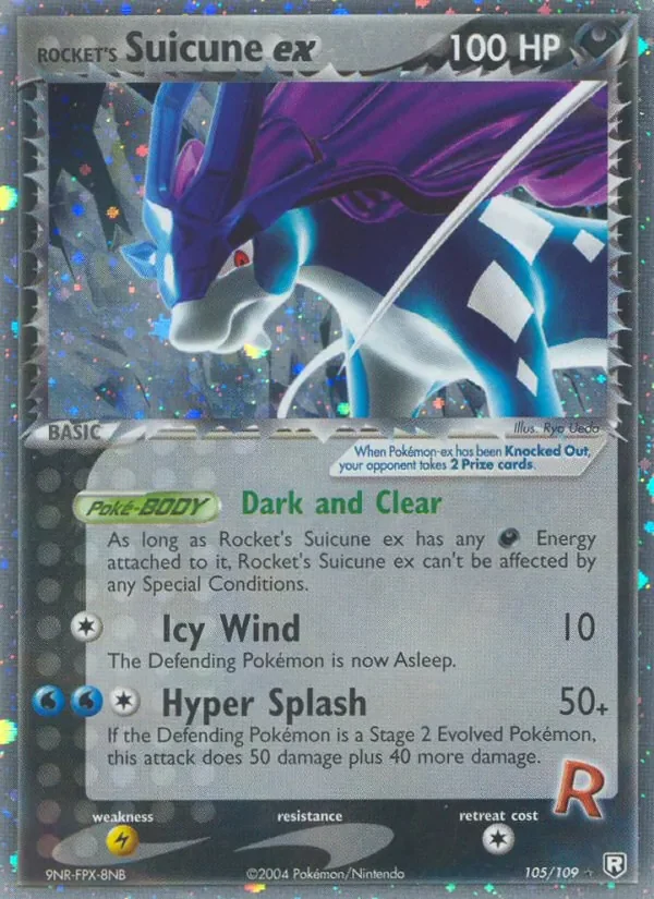 Rocket's Suicune ex - Holo