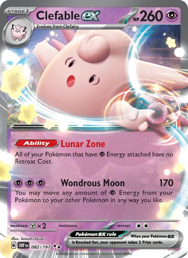 Clefable ex - Holo