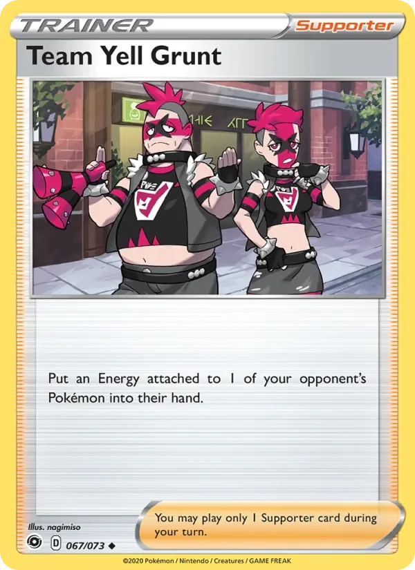 Team Yell Grunt - Non-holo