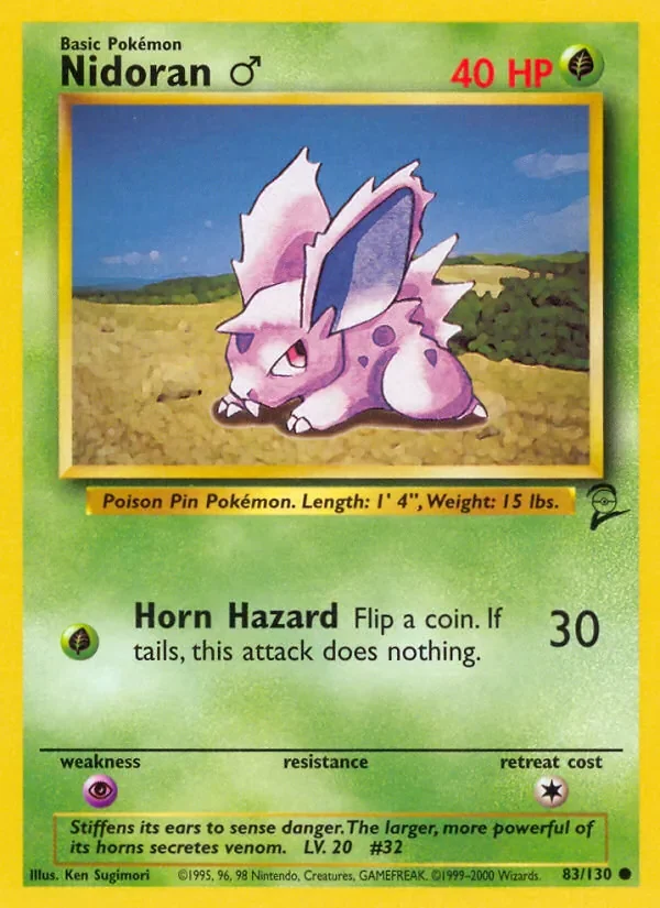 Nidoran♂ - Non-holo