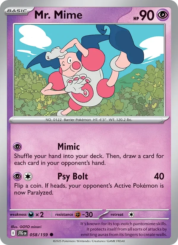 Mr. Mime - Non-holo