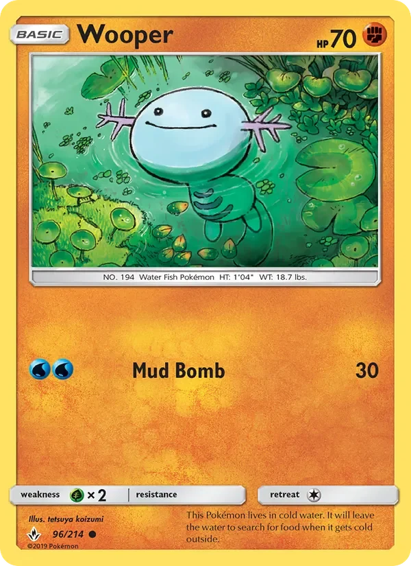 Wooper - Non-holo