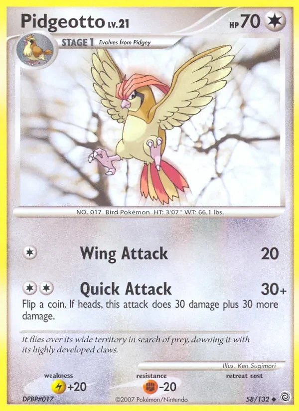 Pidgeotto - Non-holo