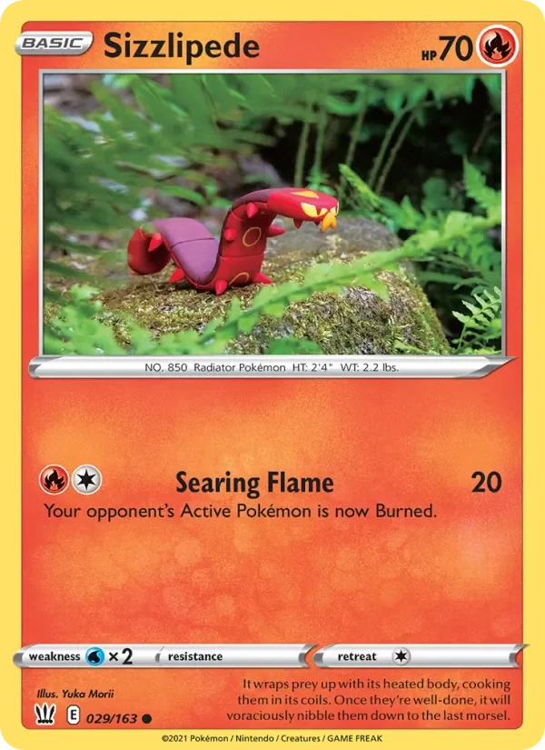 Sizzlipede - Non-holo