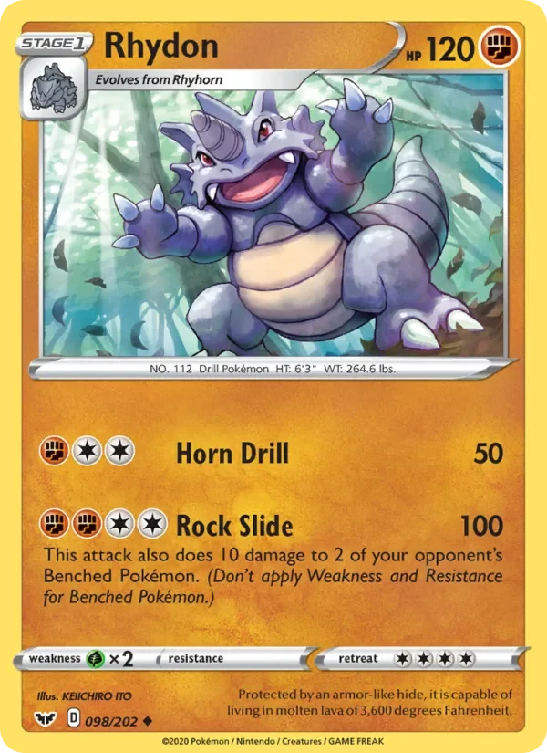 Rhydon - Non-holo