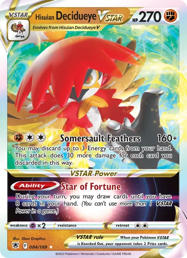 Hisuian Decidueye VSTAR - Holo