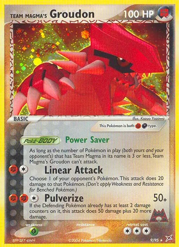 Team Magma's Groudon - Non-holo