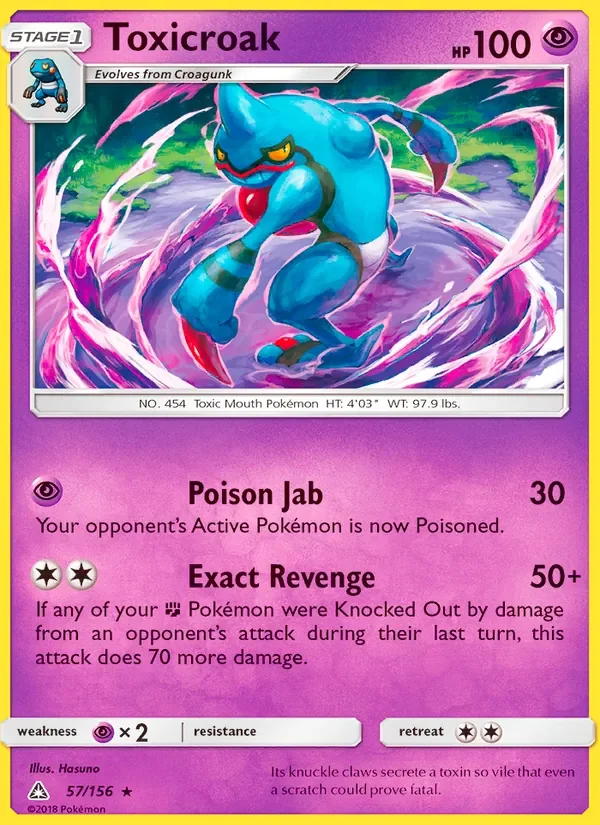 Toxicroak - Non-holo