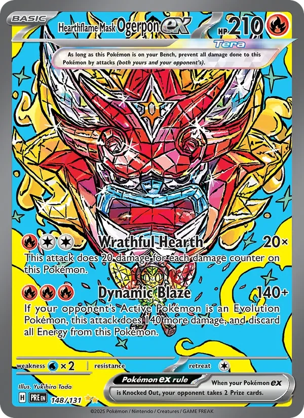 Hearthflame Mask Ogerpon ex - Full Art