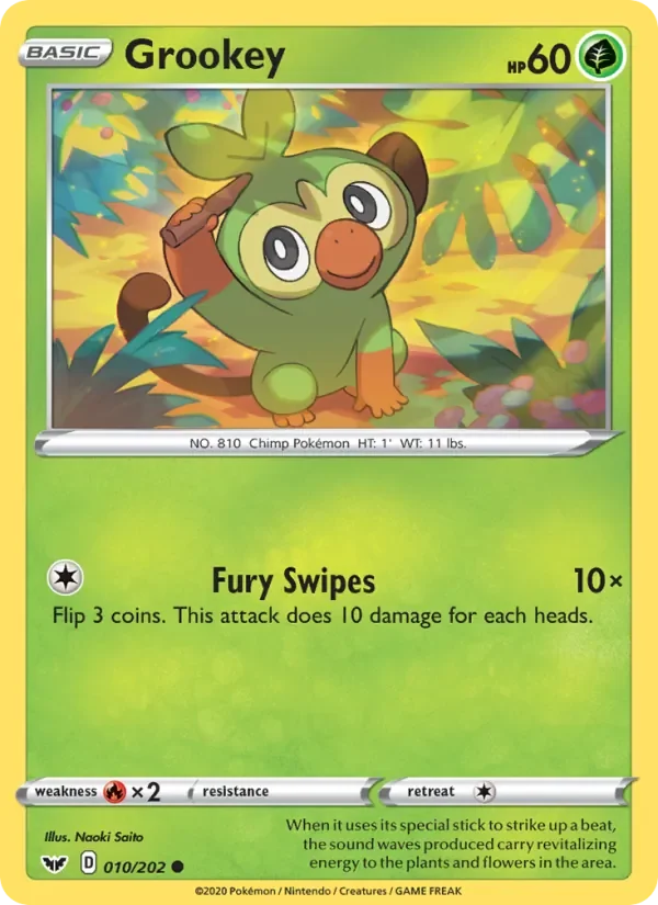 Grookey - Non-holo