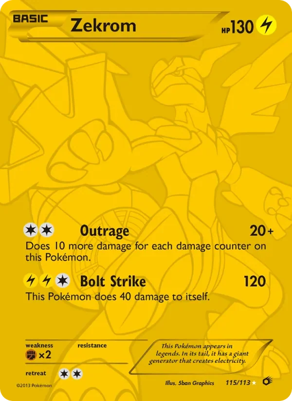 Zekrom - Non-holo