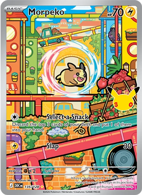 Morpeko - Full Art - 30th Anniversary