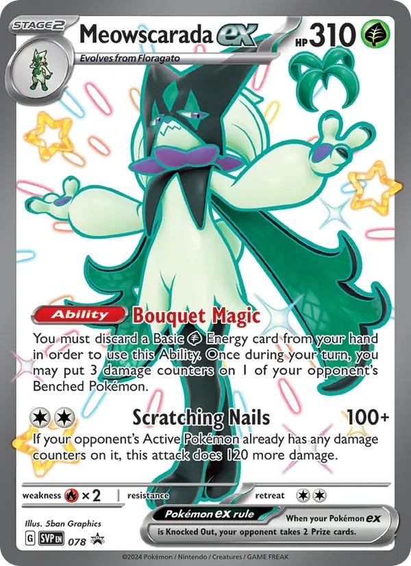 Meowscarada ex - Holo