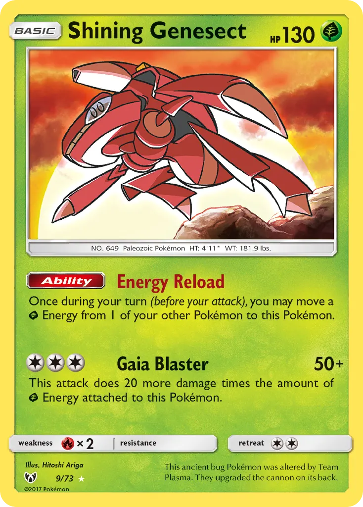 Shining Genesect - Non-holo