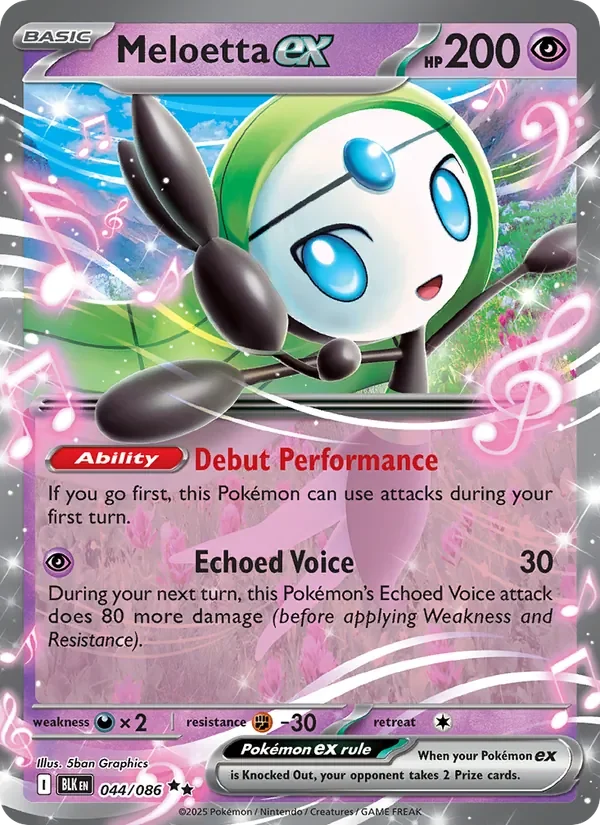 Meloetta ex - Holo