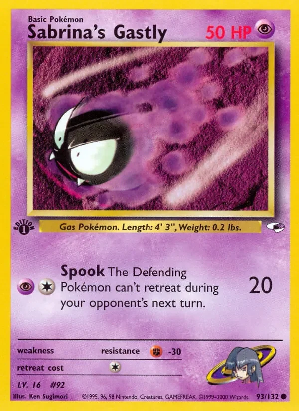 Sabrina's Gastly - Non-holo