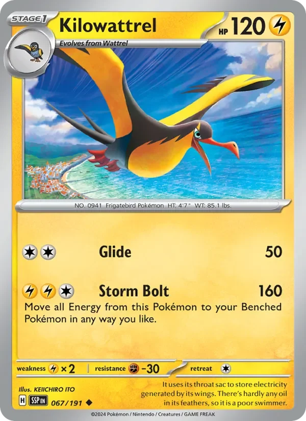 Kilowattrel - Non-holo