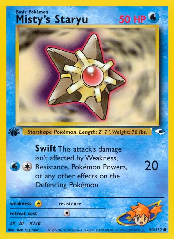 Misty's Staryu - Non-holo