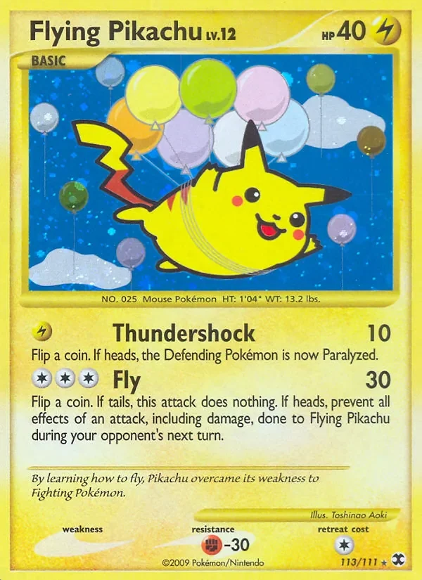 Flying Pikachu - Holo